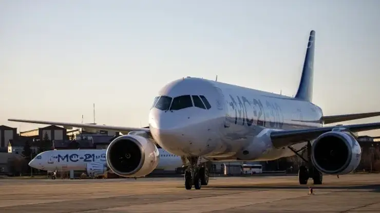 Второй импортозамещенный пассажирский лайнер МС-21 впервые поднялся в воздух в Иркутске