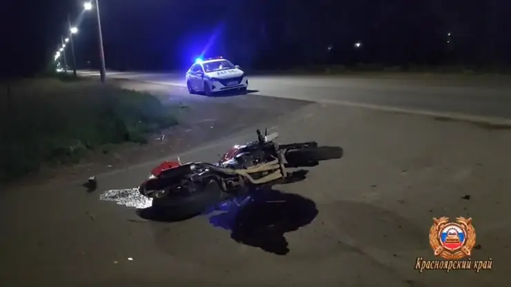 Водитель и пассажир мотоцикла погибли в ДТП в Канске