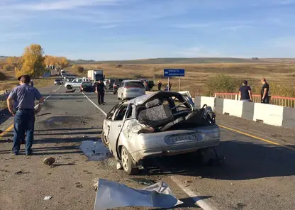 6 человек пострадали в ДТП с участием трёх автомобилей в Шушенском районе