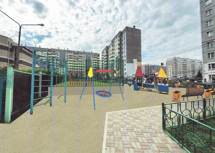 В Центральном районе Красноярска в следующем году отремонтируют три двора за 6,7 млн рублей