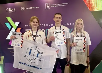 Школьники Красноярского края взяли два первых места на фестивале в Нижнем Новгороде
