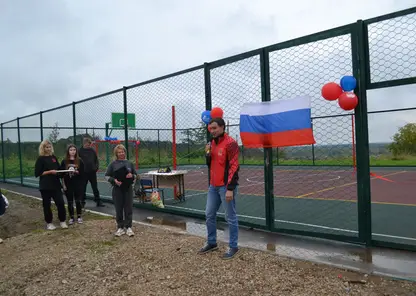 В Козульском районе появилась комплексная спортплощадка