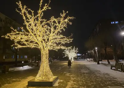 В Красноярске стартует демонтаж праздничных украшений