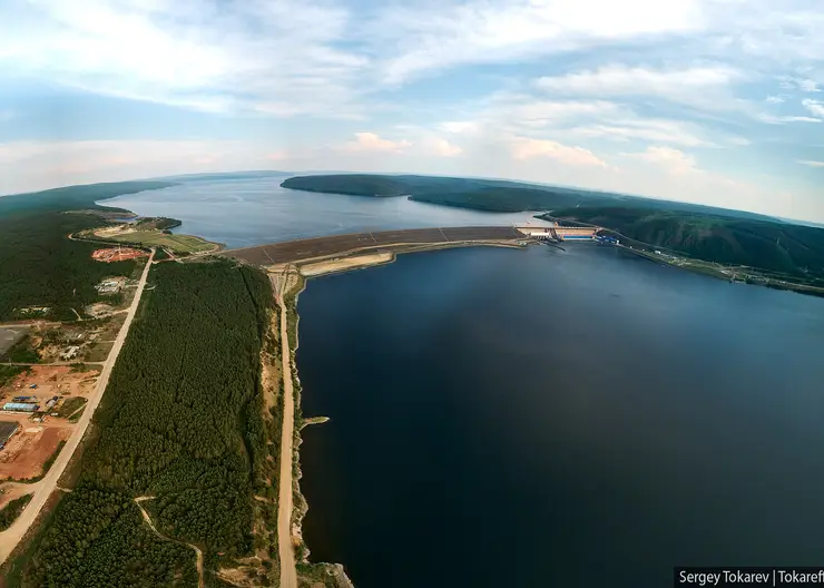 В районе Богучанской ГЭС начался паводок
