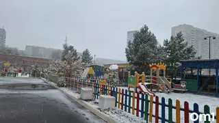 Первый снег выпал в Омске Первый снег выпал в Омске