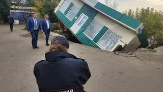 Мэрия назвала причину обвала грунта в Советском районе Красноярска Мэрия назвала причину обвала грунта в Советском районе Красноярска