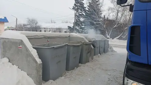 В Красноярском крае сохраняется проблема выброса золы в мусорные контейнеры