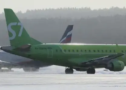 Новосибирская авиакомпания S7 Airlines отметина несколько рейсов из-за сильной метели