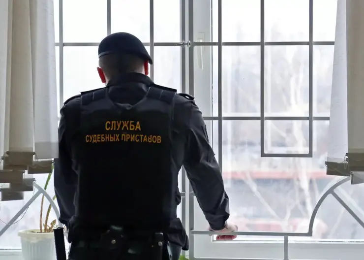 Омский должник по алиментам спрятался от приставов в шкафу