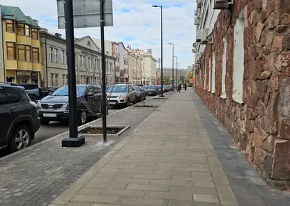 Благоустройство четырех улиц завершают в центре Красноярска