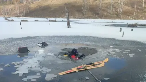 В Красноярском крае рыбак вышел на неокрепший лёд и утонул