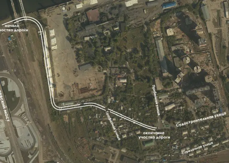 В Красноярске выбран подрядчик для строительства дороги с Пашенного на Николаевский мост