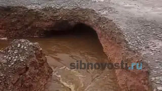 СНТ под Красноярском из-за ливня практически отрезало от цивилизации