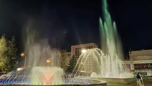 Красноярские фонтаны готовятся к закрытию сезона