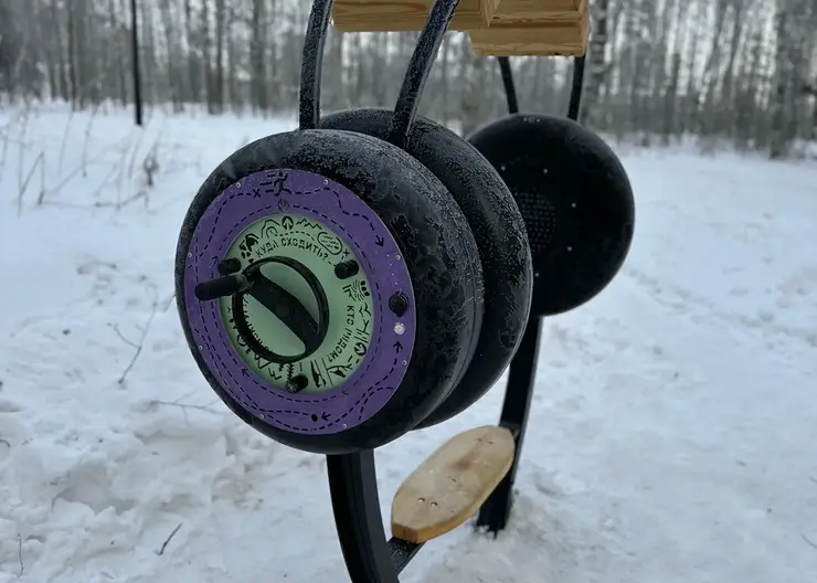 В красноярском экопарке «Гремячая грива» появились гигантские наушники