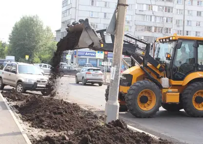 В Красноярске на улице Юшкова завершены основные ремонтные работы