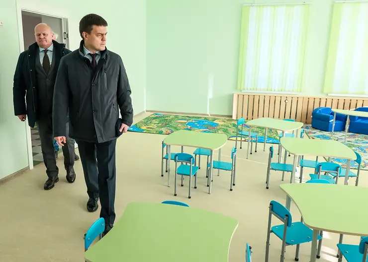Губернатор Михаил Котюков проверил новые детсады в Центральном и Ленинском районах Красноярска