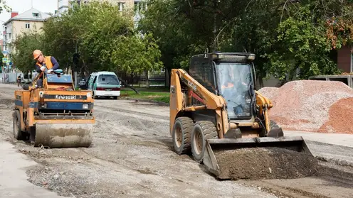 В Красноярске улицу Кирова после ремонта труб откроют на первой неделе сентября