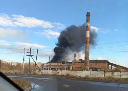 Пожар произошел на ТЭЦ в Туве