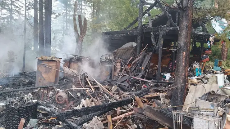 Двое детей пострадали при пожаре в Курагинском районе