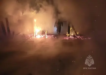 Ночной пожар в Назарове унес жизни двух человек