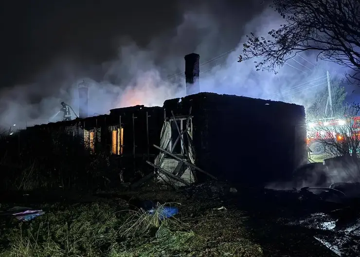 Женщина с ребенком погибли в пожаре в Емельяновском районе Красноярского края