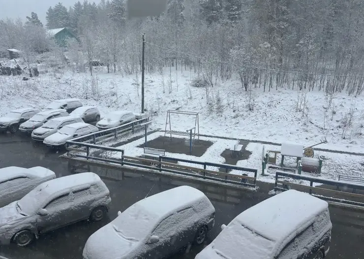 Майский снег выпал в Красноярском крае и соседней Хакасии: делимся кадрами