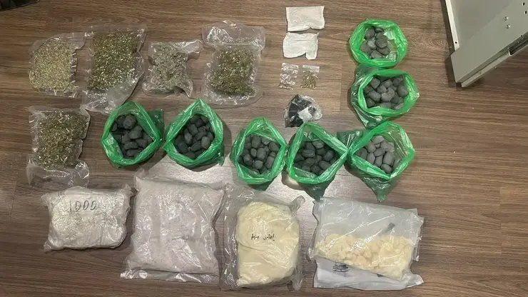 Пара из Красноярска спрятала наркотики в самодельные камни. У них изъяли почти 5 кг запрещенки