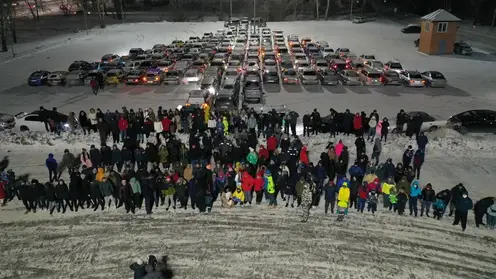 Автомобилисты Красноярска соберут «ёлочку» из машин