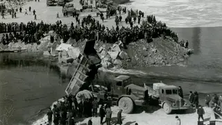 Историческое перекрытие Енисея произошло 63 года назад в створе Красноярской ГЭС