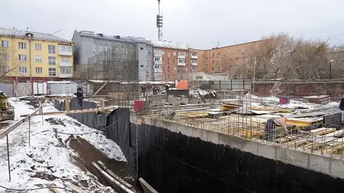 В будущем «Суриков-центре» в Красноярске начали строить первый этаж