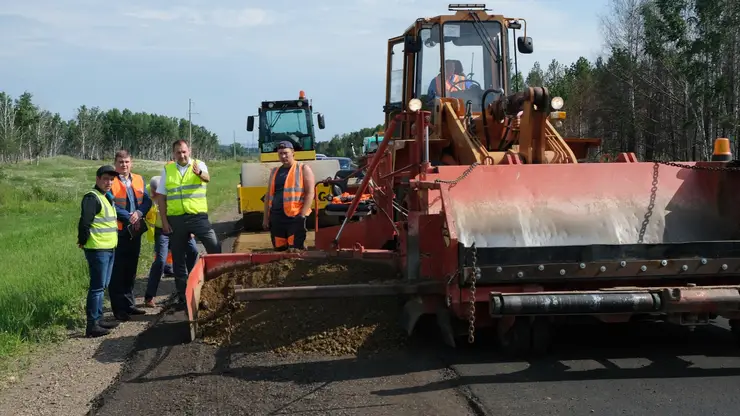 В Красноярском крае завершается ремонт автодороги Канск – Тасеево – Устье