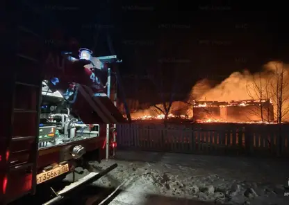 Школа сгорела в Иркутской области