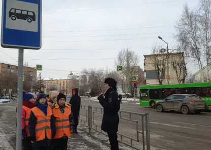 Красноярских школьников научили дорожной грамотности