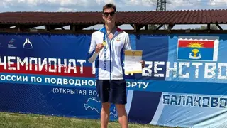 Два красноярских спортсмена по подводному спорту завоевали пять медалей на чемпионате России