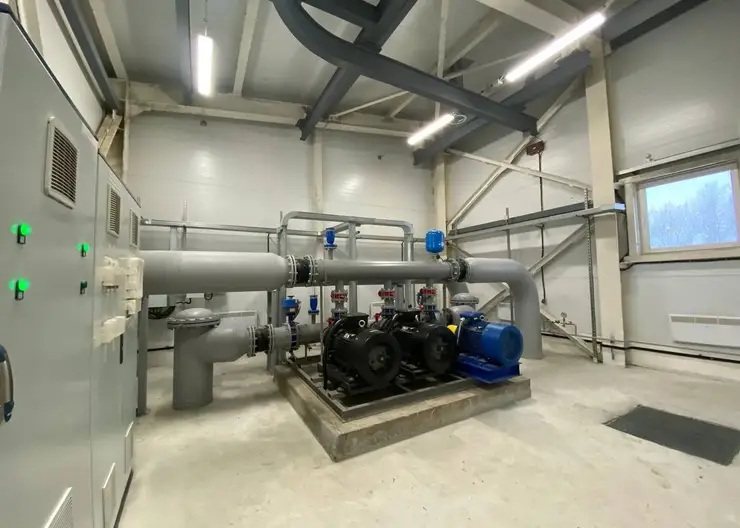 В Емельяново завершился первый этап строительства водопровода