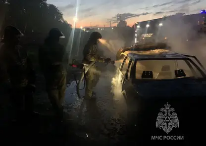 В Красноярске неизвестные подожгли автомобиль на ул. Ширинская