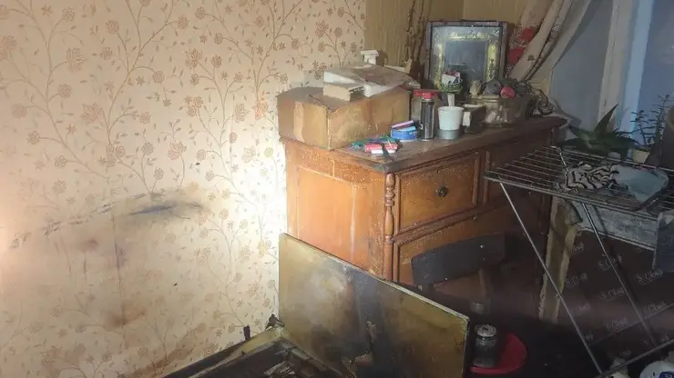 В Томске произошел пожар в пятиэтажном здании