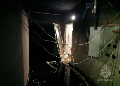 В Красноярске произошел пожар в доме на Ярыгинской набережной