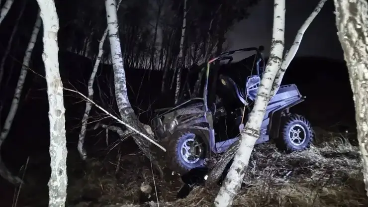 Водитель багги погиб в ДТП в Красноярске, не справившись с управлением