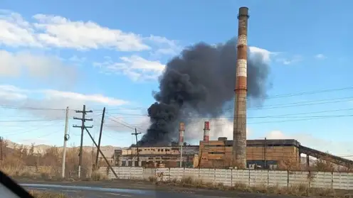 Пожар произошел на ТЭЦ в Туве