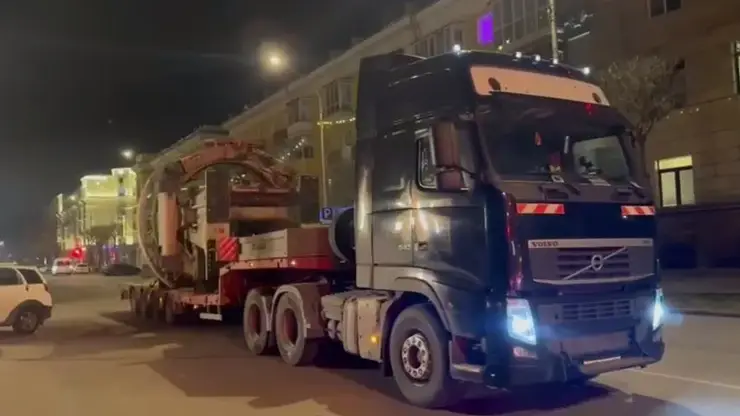 Третий тоннелепроходческий комплекс «Анастасия» прибыл в Красноярск