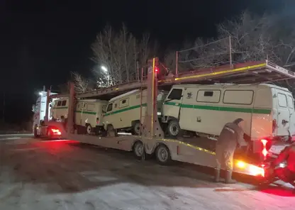 В Красноярск доставили новую партию бронированных «буханок» на нужды СВО