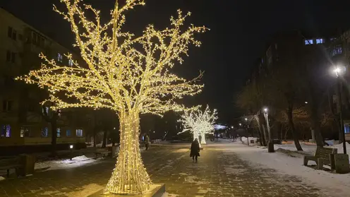 В Красноярске стартует демонтаж праздничных украшений