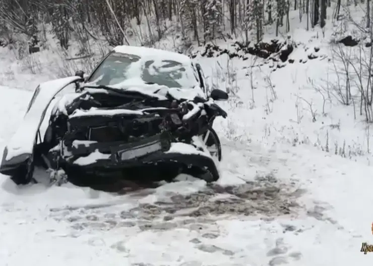В крае на заснеженной трассе пострадала семья с детьми в ДТП с грузовиком