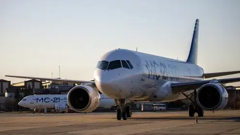Второй импортозамещенный пассажирский лайнер МС-21 впервые поднялся в воздух в Иркутске