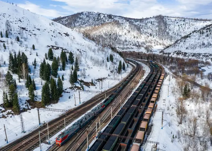 Погрузка на железной дороге в Красноярском крае выросла на 4,6% в январе– ноябре