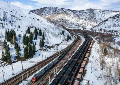 Погрузка на Красноярской железной дороге выросла на 4,3% в марте