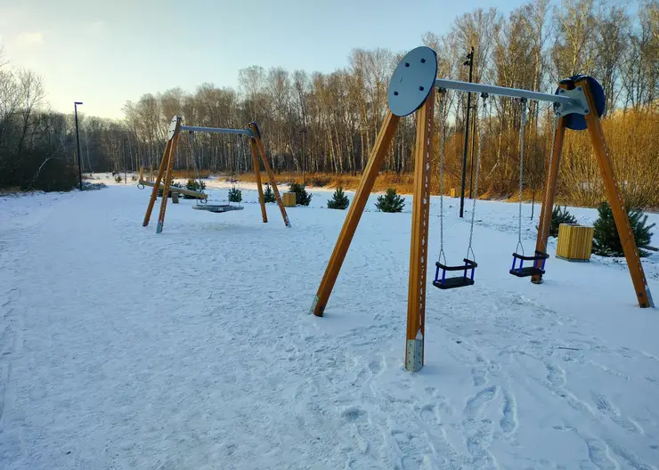 В Красноярском крае открылся обновлённый парк с подвесными тропами и велодорожками
