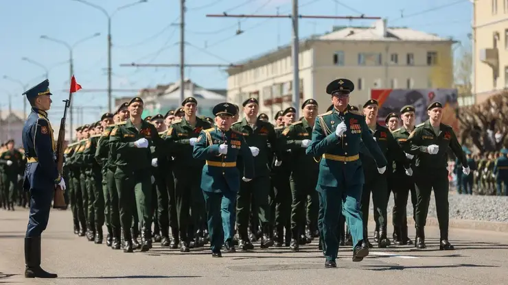 Маршруты движения трамваев изменят в Красноярске на Красрабе на время репетиции торжественного шествия в честь Великой Победы